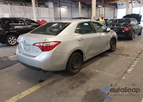 2014 Toyota Corolla Le from USA, damaged, VIN 5YFBURHE4EP050558